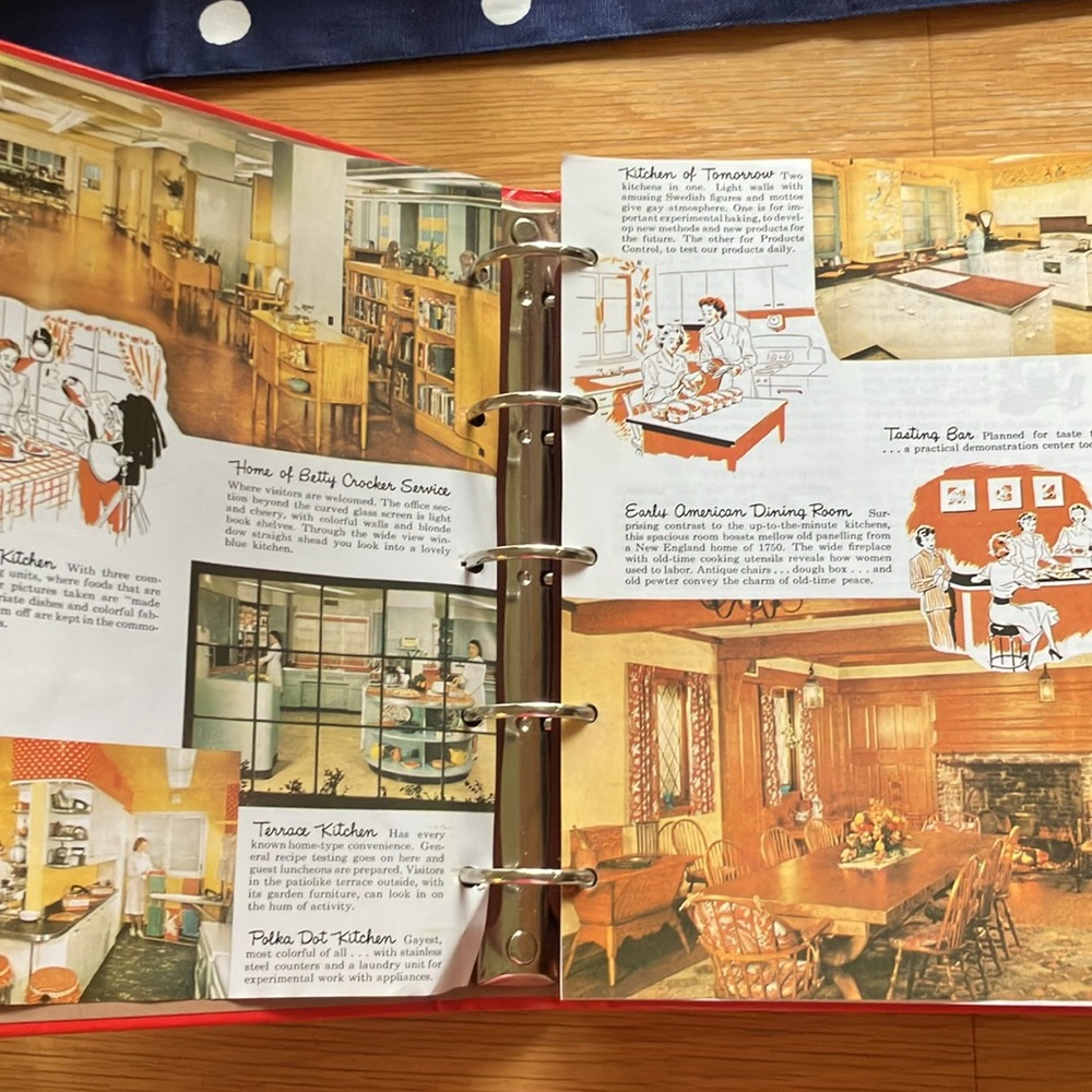 NWT Betty Crocker's Picture Cook Book 3 ring bound 1950s classic recipes - Picture 3 of 4